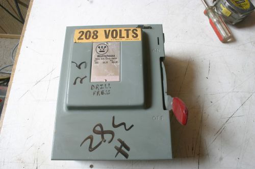 Westinghouse Heavy Duty Safty Switch HU321   30 Amp.