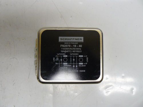 SCHAFFNER FN2070-16-46 MULTI STAGE FILTER 16 AMP