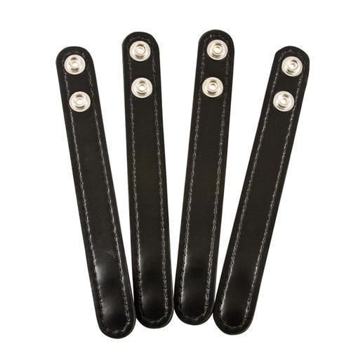 Safariland 62-4-2HS Black Plain Belt Keeper Hidden Snaps - 4 Pack