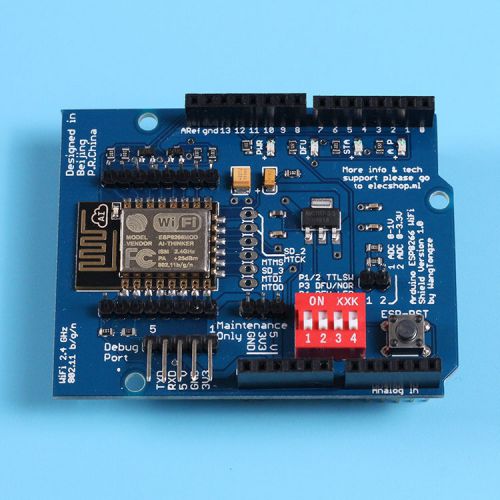 Esp8266 esp-12e uart wifi wireless shield for arduino uno r3 for sale