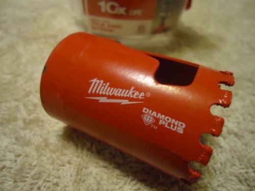 Mliwaukee 1 3/8&#034; hole saw   diamond plus    49-56-5625 for sale