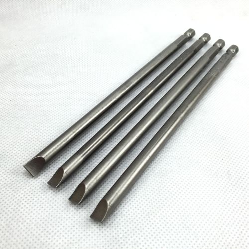 (Lot of 4) Apex Slotted 6&#034; Power Drive Bit 1/4&#034; Hex, 328-4 - NEW