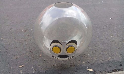 big spiral gumball machine plexiglass globe