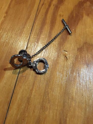 POLICE Handcuff Tie Pin Never Worn