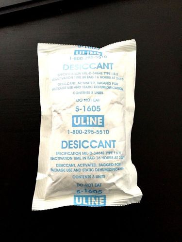 4 x Desiccant Pack 315 grams Moisture Absorbent Storage Uline S-1605 MIL-3464E