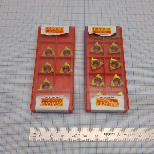 15 pcs sandvik 266rg-16vm01f001e 1135 carbide thread inserts *60 ext 1.0-2.0 for sale