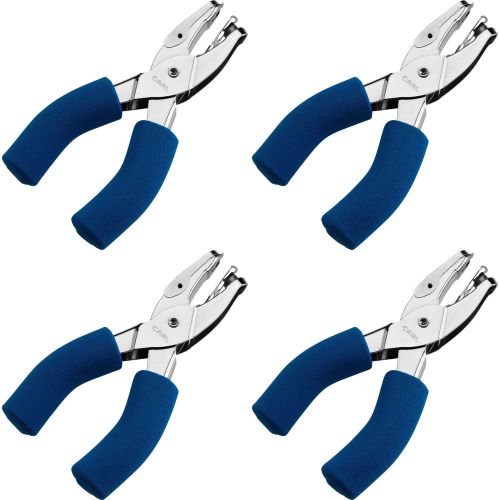 Carl Mfg Nickel-plated Hole Punch (CARL) 4 Packs