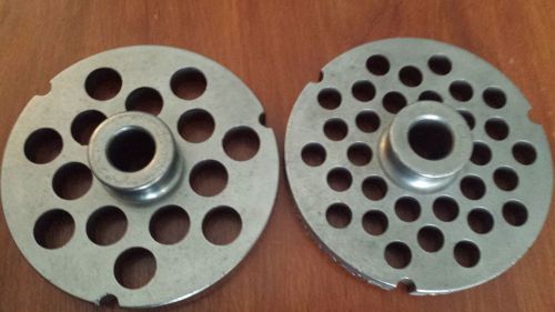 2 pc.  #52 Hubbed Meat Grinder Plates freshly sharpened