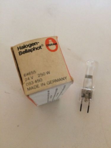 NEW OSRAM BELLAPHOT HALOGEN LAMP BULB 64655 24V 250W