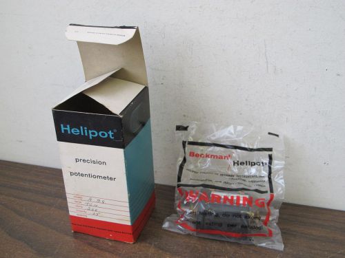 BECKMAN/HELIPOT ARS 200 OHM TEN-TURN POTENTIOMETER,NEW OLD STOCK