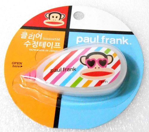 Paul Frank Julius School White Wite Out Correction Liquid Paper Tape Rainbow