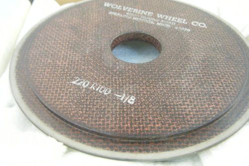 Diamond Grinding Wheel Type D1A1 D220 R100 B1/8 ( 6&#034; x 1/16&#034; x 1-1/4&#034;, 1/16&#034; )