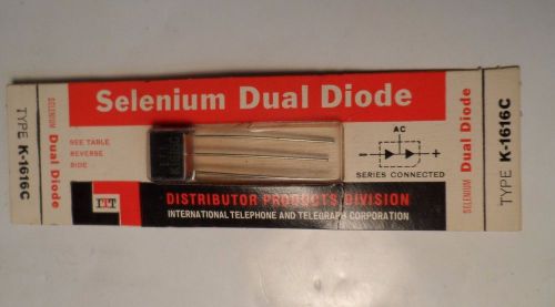 ITT TV Selenium Dual Diode K1616C  NOS Replaces GE WT1689 Zenith 633997