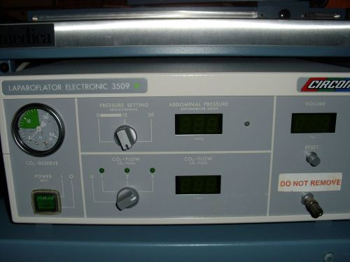 Circon ACMI 3509 High Flow Laparoflator Insufflator Didage Sales Co