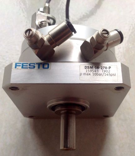 Festo dsm-16-270-p pneumatic rotary actuator position sensors included for sale