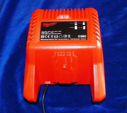 Milwaukee c28c 18-28v 230 volt international charger free ship usa 48 for sale