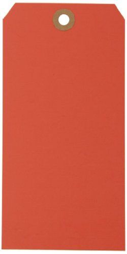 Aviditi G11081E 13 Point Cardstock Shipping Tag, 6-1/4&#034; Length x 3-1/8&#034; Width,