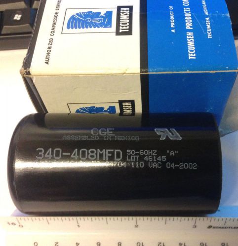 Tecumseh Start Capacitor 85704  340-408 MFD @ 110Vac