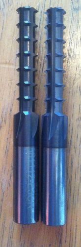 Lot of (2) 11 UN internal Solide Carbide thread mill