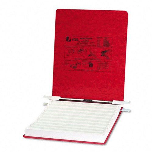 ACCO PRESSTEX Covers with Hooks Unburst 9 1/2&#034; x 11&#034; Sheets Executive Red (54...