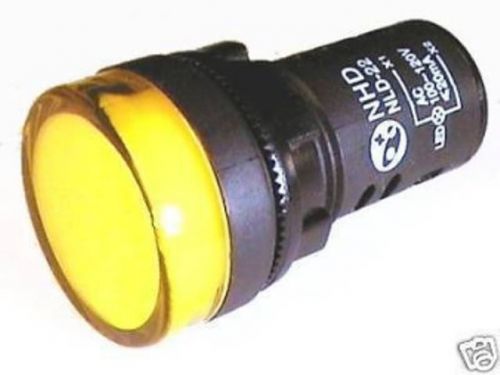 22 MM PILOT LIGHT LED 24/120 V AC/DC AMBER REPLACE TELE