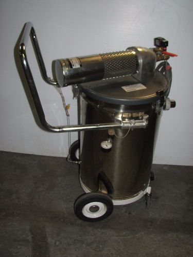 NORTECH Model N151SC Shop Vac Pneumatic Vacuum 5 HP 15 gal 61 cfm