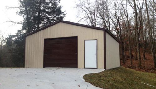 18 x 21 x 9  Metal Garage Delivered and Installed One Car Garage