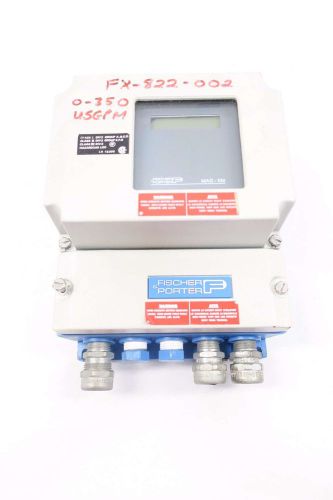 FISCHER PORTER 50XM13BXAD10AAAC2 MAGNETIC FLOWMETER SIGNAL CONVERTER D530428