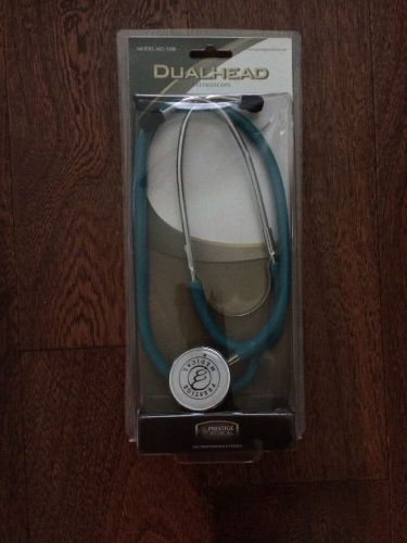 Medical/nursing dual head stethoscope  *teal*model  108 for sale