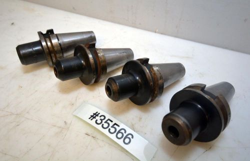 1 Lot of 4 BT40 Tool Holders Nikken, Briney, 1/2 Inch (Inv.35566)