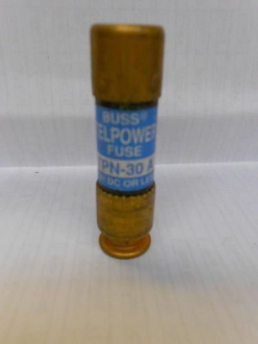 COOPER BUSSMANN TPN-30 TELPOWER FUSE (LOT OF 182 PIECES)