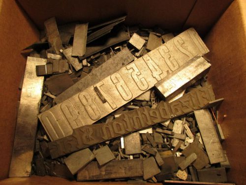 30+ Lbs. Letterpress Lead Scrap  H58