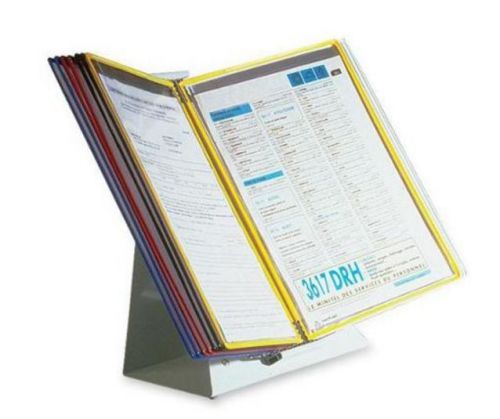 Tarifold Desktop Organizer Catalog Document Display Stand Rack Work 10 Panels