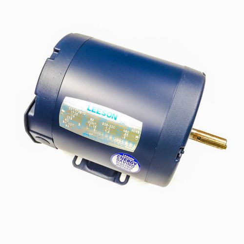 110030.00 1/4 hp leeson electric motor, c6t17nb1a, 3 ph, 1725 rpm, for sale