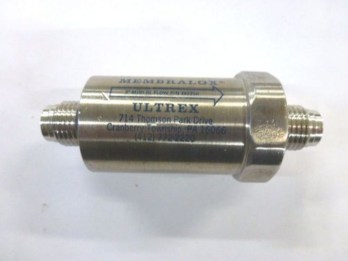 Ultrex Membralox 28235H Stainless 3&#034; mini Hi-Flow Gas Filter In-Line [Lot of 2]