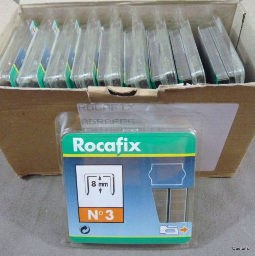 Bulk Lot of 21,300 NO.3 8mm (5/16&#034;) Heavy Duty Universal Staples~Rapid (Rocafix)