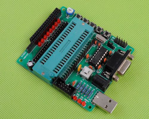 C51/avr mcu development board + stc89c52rc + lcd1602 diy kit suite new for sale