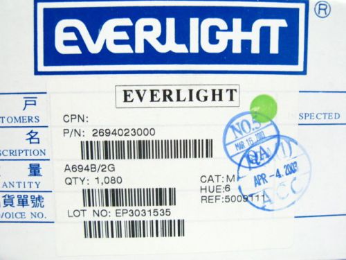 1080 pcs everlight a694b/2g for sale