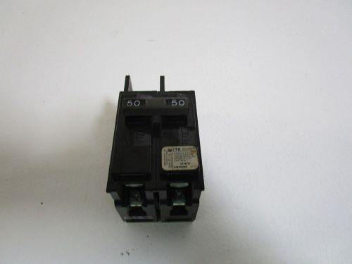 ITE CIRCUIT BREAKER 50AMPS BQ250 *USED*