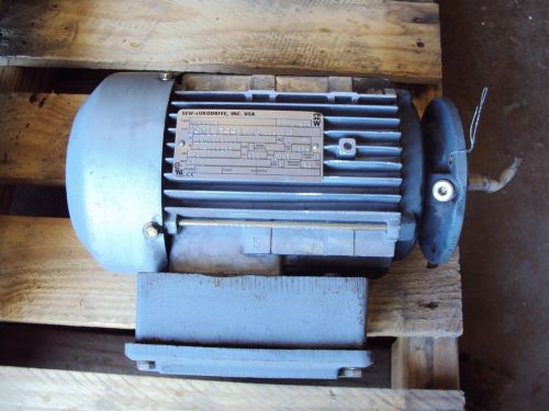 SEW-EURODRIVE .75 HP MOTOR DFT80K4, 230/460 VOLT, 1700 RPM (USED)