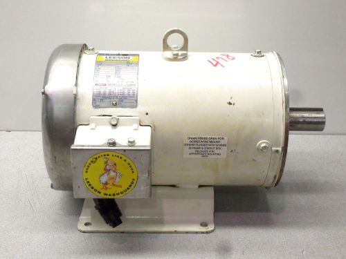 RX-1785, LEESON WASHGUARD C184T34WK3C MOTOR. 7.5HP. 3PH. 3505RPM. NXS213TC.