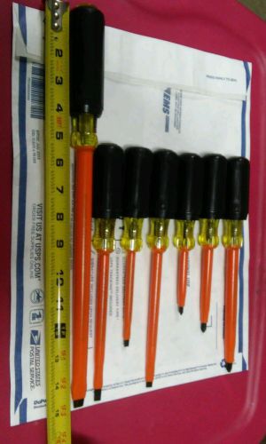 Barley used cementex usa 7pc insulated screwdriver screw driver set 1000v usa for sale