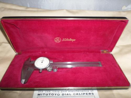 Mitutoyo 4 Way Dial Calipers 505-629 w Case .001&#034; English Dial 4&#034;