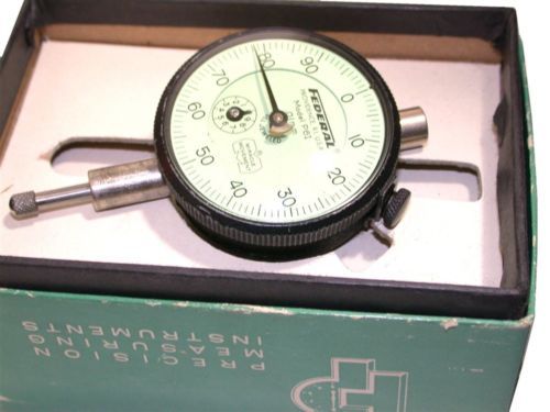 Federal dial .01mm indicator w/ revolution counter model p6i for sale