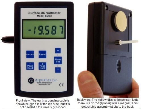 AlphaLab Model SVM2 STATIC  ELECTRICITY HIGH IMPEDANCE VOLT METER