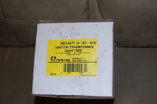 New Sid Harvey Beckett A AF AFG Electronic Ignition Transformer T92E 120V