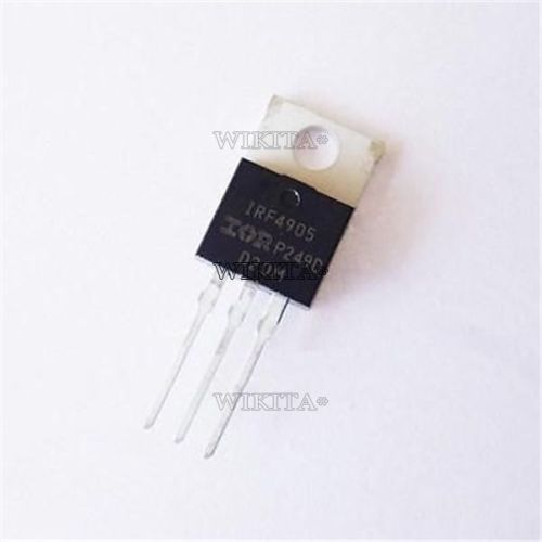 10pcs transistor irf4905 irf4905pbf mosfet fet p-channel 55v 75a 200w diy