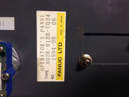 Star Swiss Switch Panel Fanuc A02B-0138-C034