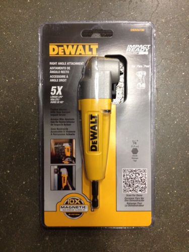 DeWalt Right Angle Attachment for electric Drill DWARA100 NEW