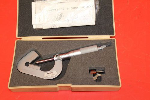 Mitutoyo .093 - 1&#034; .0001&#034; 114-202  Anvil Micrometer in case